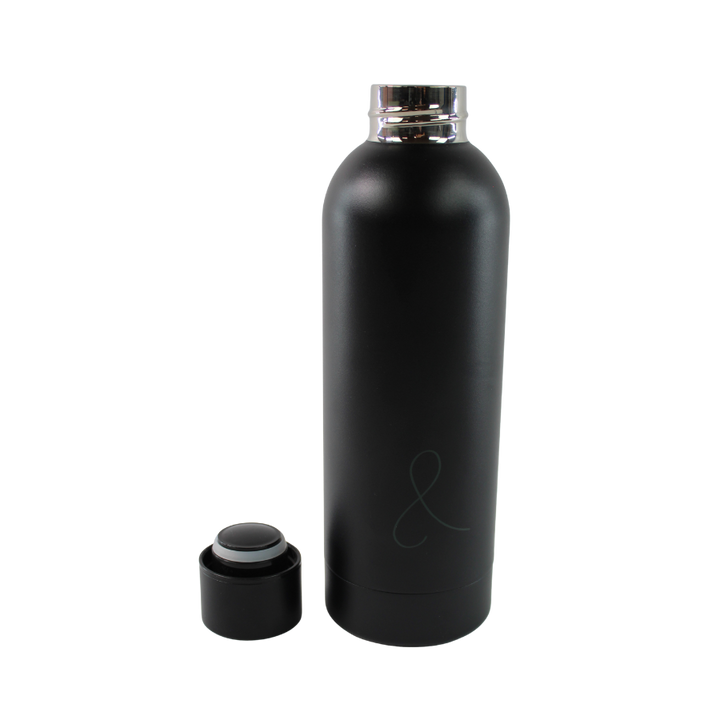Termoflaske Sort (500ml) BASIC & MORE