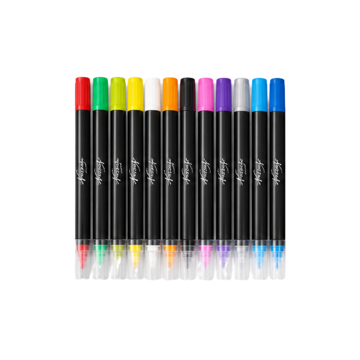 Tusser Akryl Dual Tip 12stk.