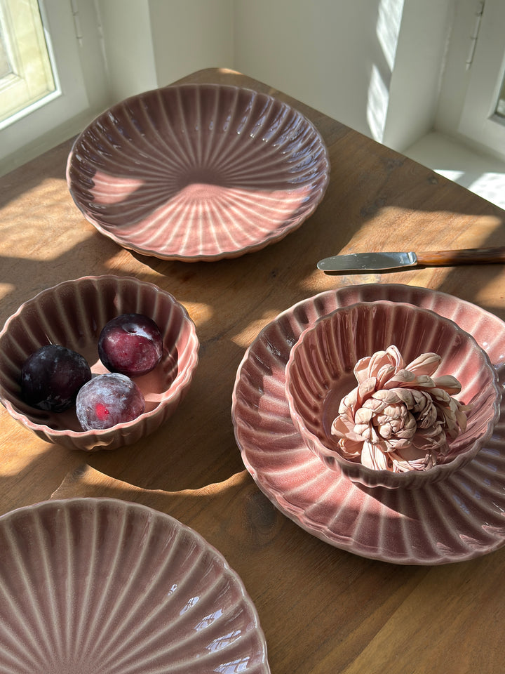6 stk. Frokosttallerkener ELVITA i Rød (Ø20,5cm)