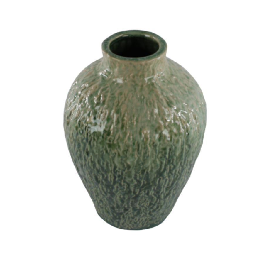 Vase FLOREN  (Ø17x25 cm) Grøn