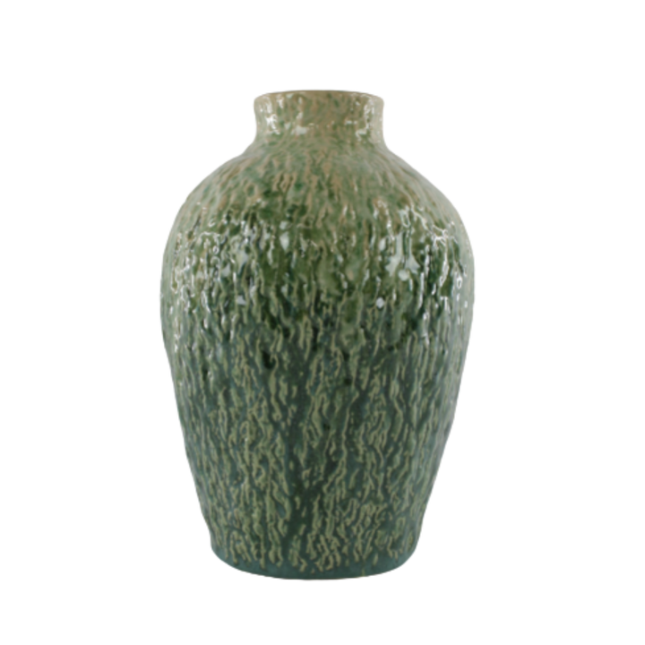 Vase FLOREN  (Ø17x25 cm) Grøn