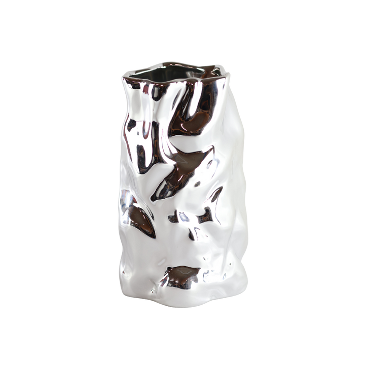 Vase GAFUR  (Ø15 x 25,5cm) Silver Farve