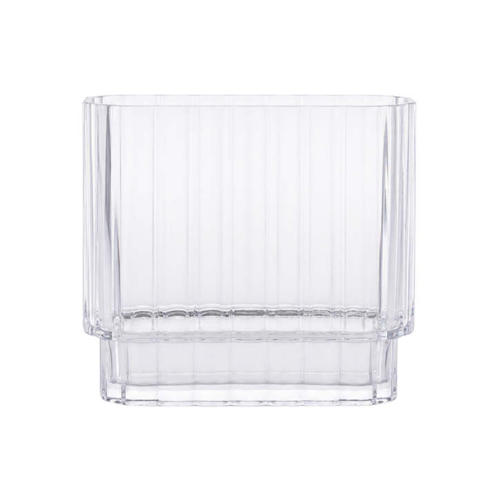 Vase i Glas 20x9x19,5cm Klar
