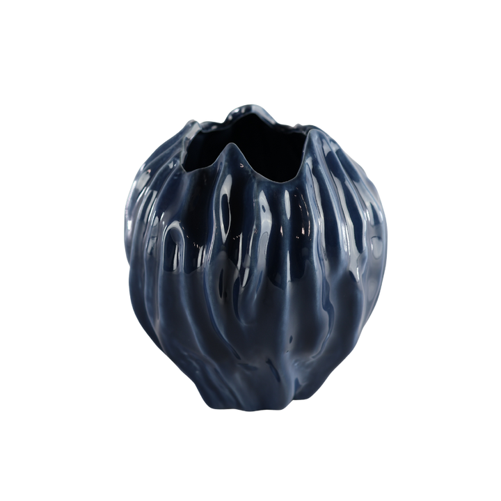 Vase i Kermaik FABIA (Ø18,2 x 20,7cm) Blå