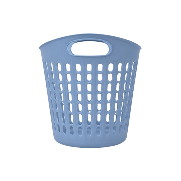 Vasketøjskurv Plast MARTIN Ø39x40cm Blå