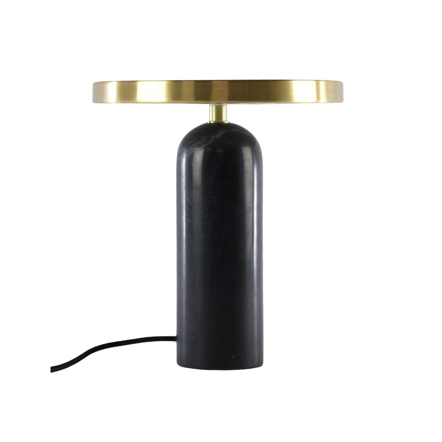 Villa - Bordlampe Vilja Sort Marmor (22,5 x 25 cm)