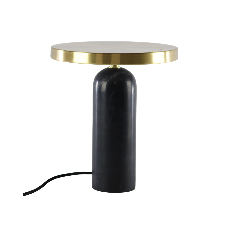 Villa - Bordlampe Vilja Sort Marmor (22,5 x 25 cm)