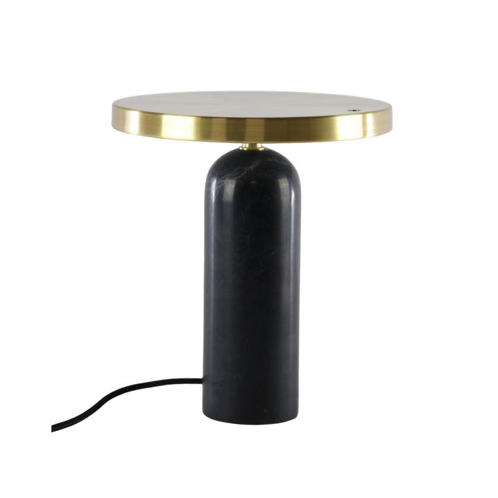 Villa - Bordlampe Vilja Sort Marmor (22,5 x 25 cm)