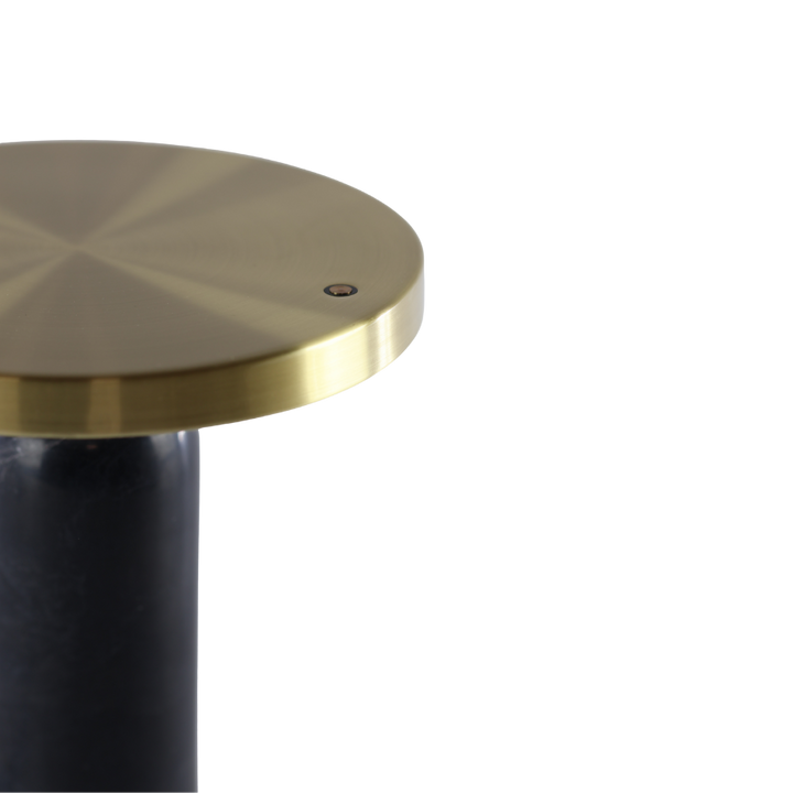 Villa - Bordlampe Vilja Sort Marmor (22,5 x 25 cm)