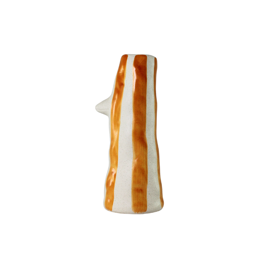 Villa Collection - Vase Whimsy Amber Stentøj (26cm)