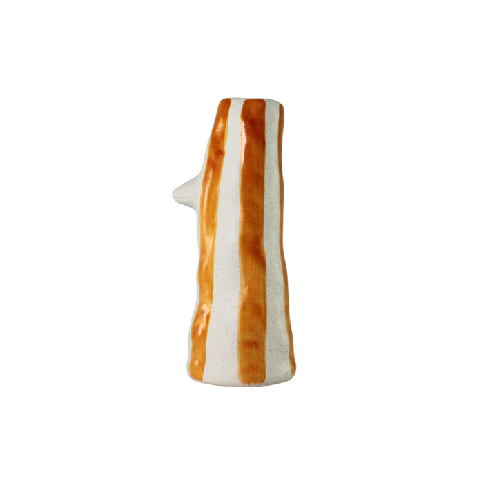 Villa Collection - Vase Whimsy Amber Stentøj (26cm)