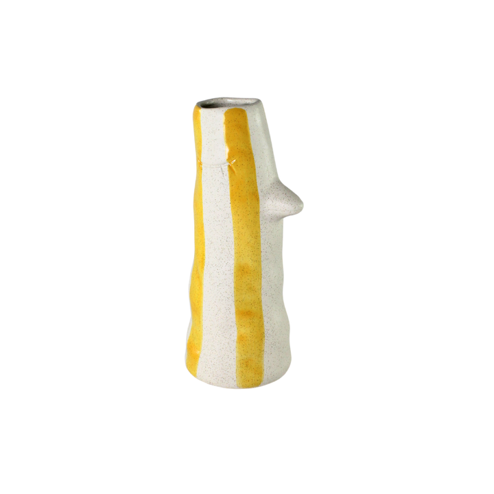 Villa Collection - Vase Whimsy Gul Stentøj (26cm)