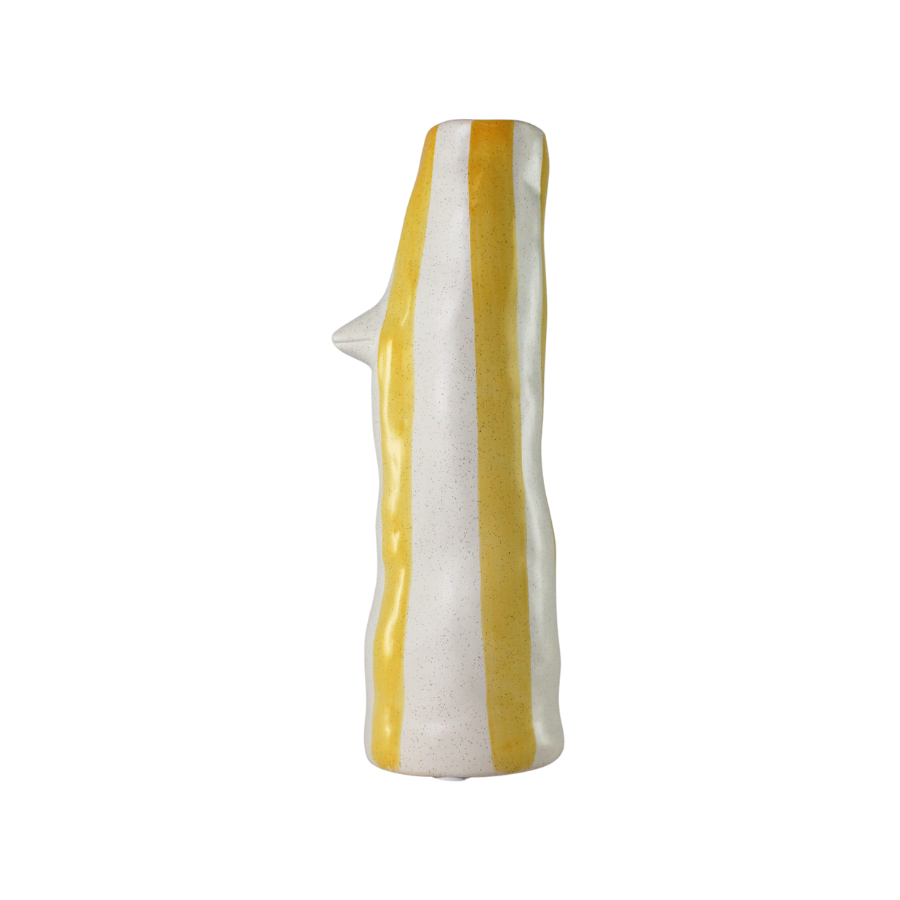 Villa Collection - Vase Whimsy Gul Stentøj (34cm)