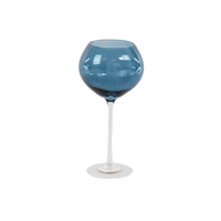 Vinglas AISYA Blå m. Transparent Stilk