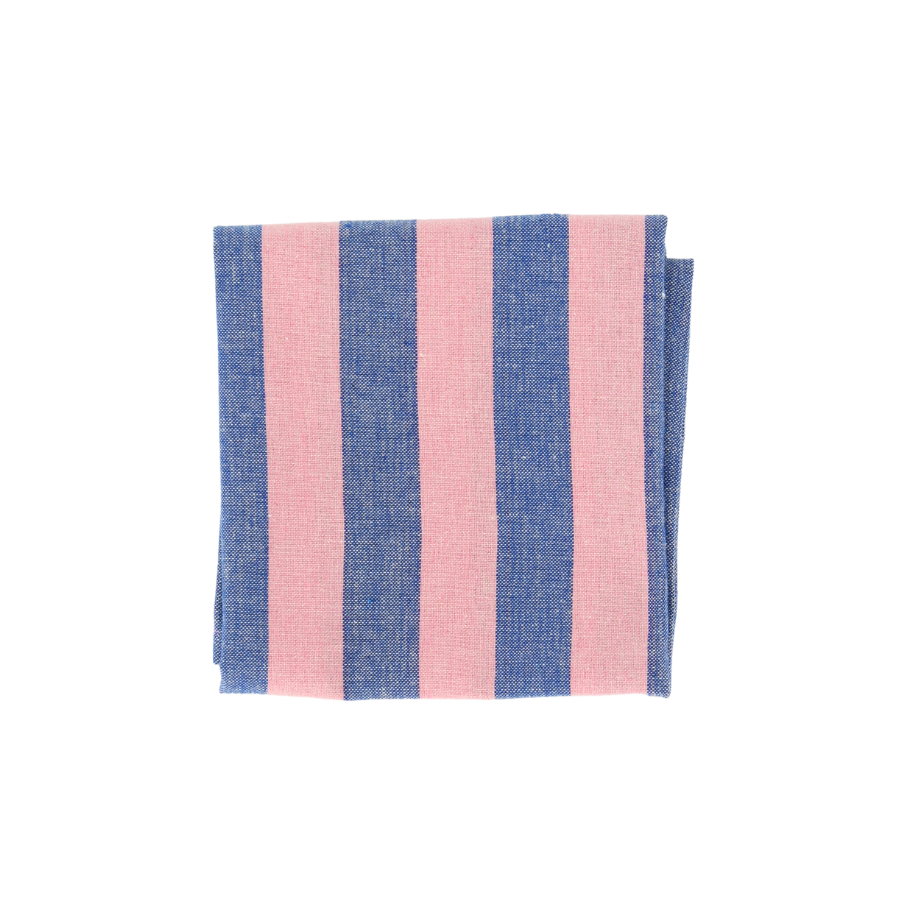 Viskestykke Stribet i Pink/Blå (50x70cm)