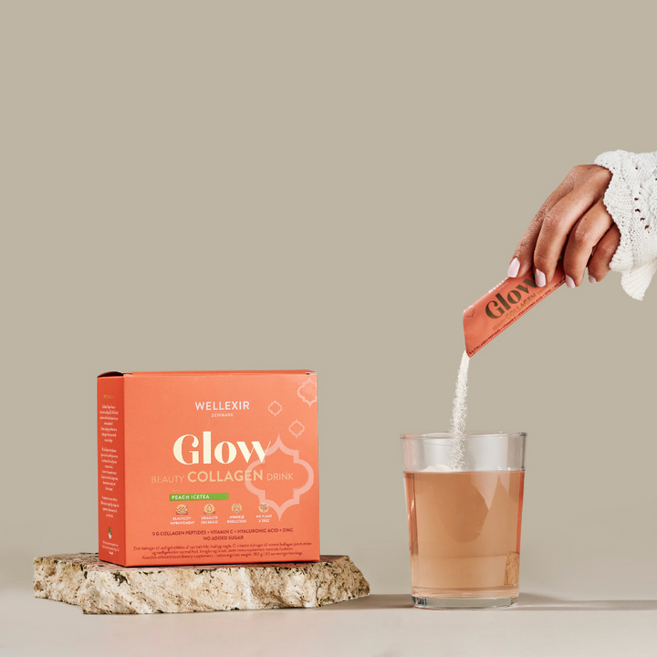 Wellexir Glow Beauty Drink Peach Ice Tea 50 stk