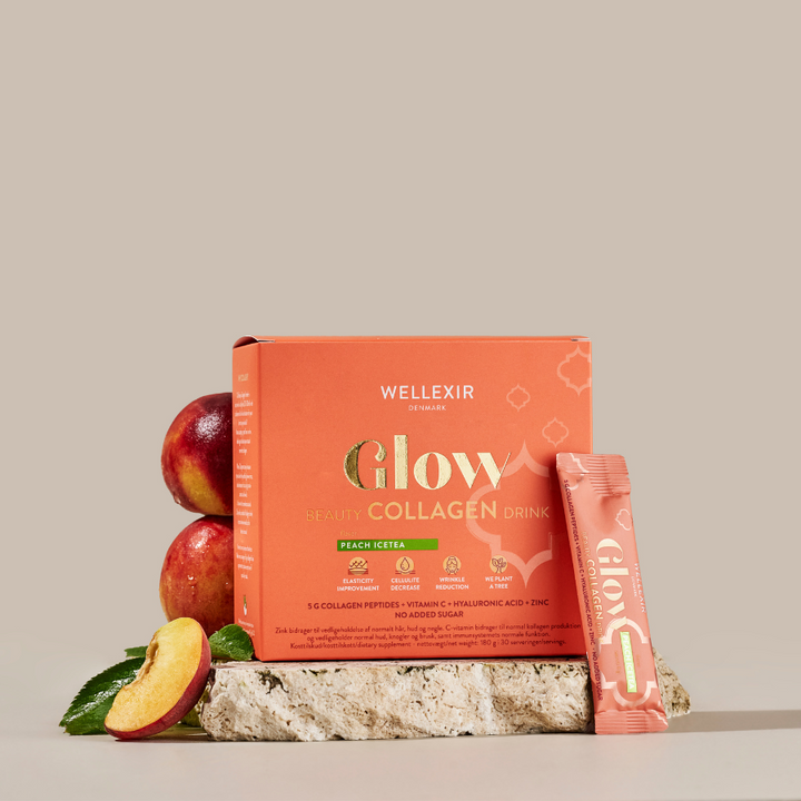 Wellexir Glow Beauty Drink Peach Ice Tea 50 stk