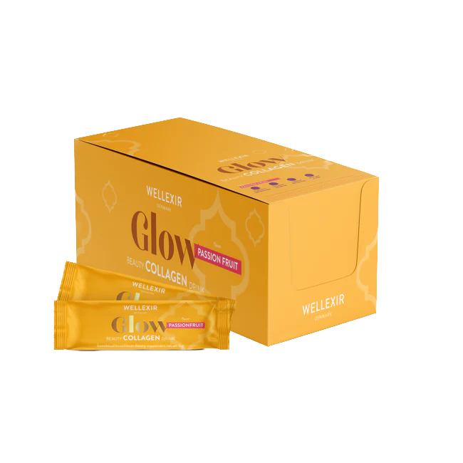 Wellexir Glow Beauty Drink Passionsfrugt 50 stk