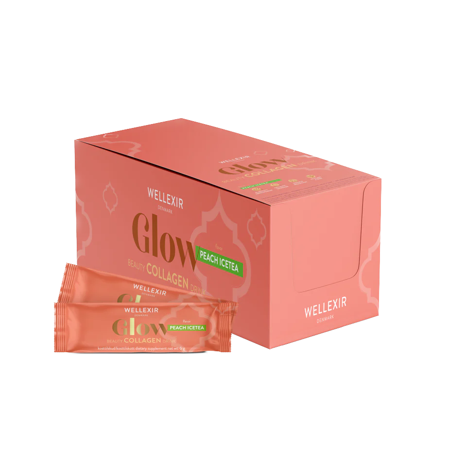 Wellexir Glow Beauty Drink Peach Ice Tea 50 stk