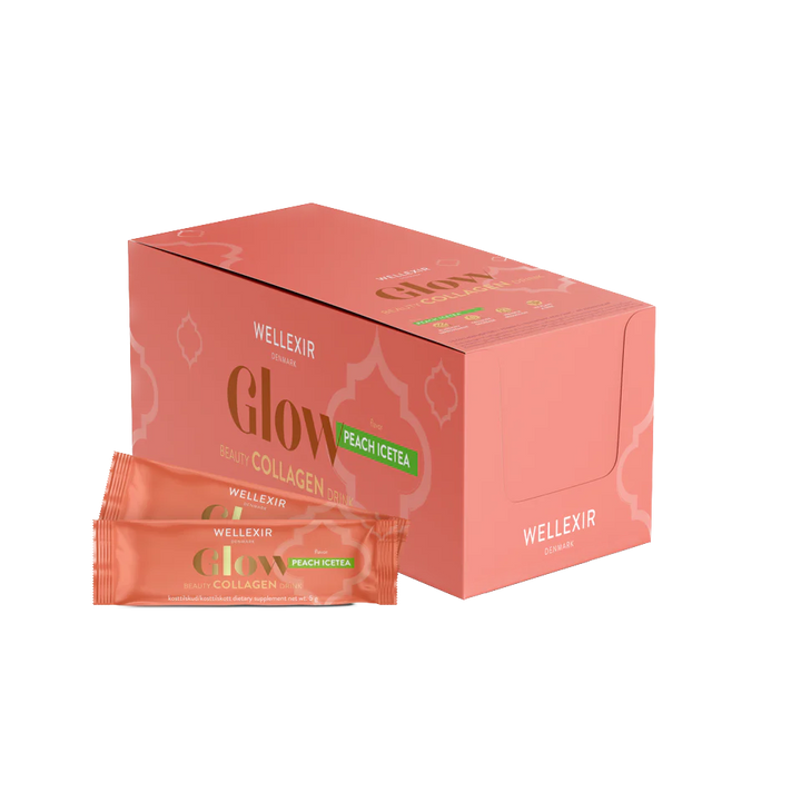 Wellexir Glow Beauty Drink Peach Ice Tea 50 stk