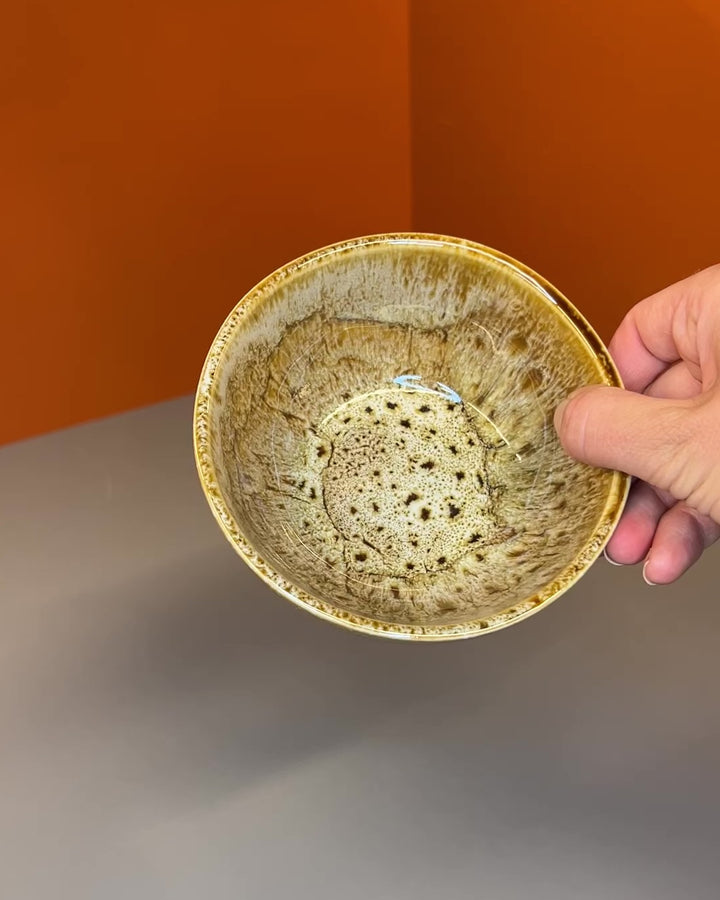 Lille Keramik Skål i Brun
