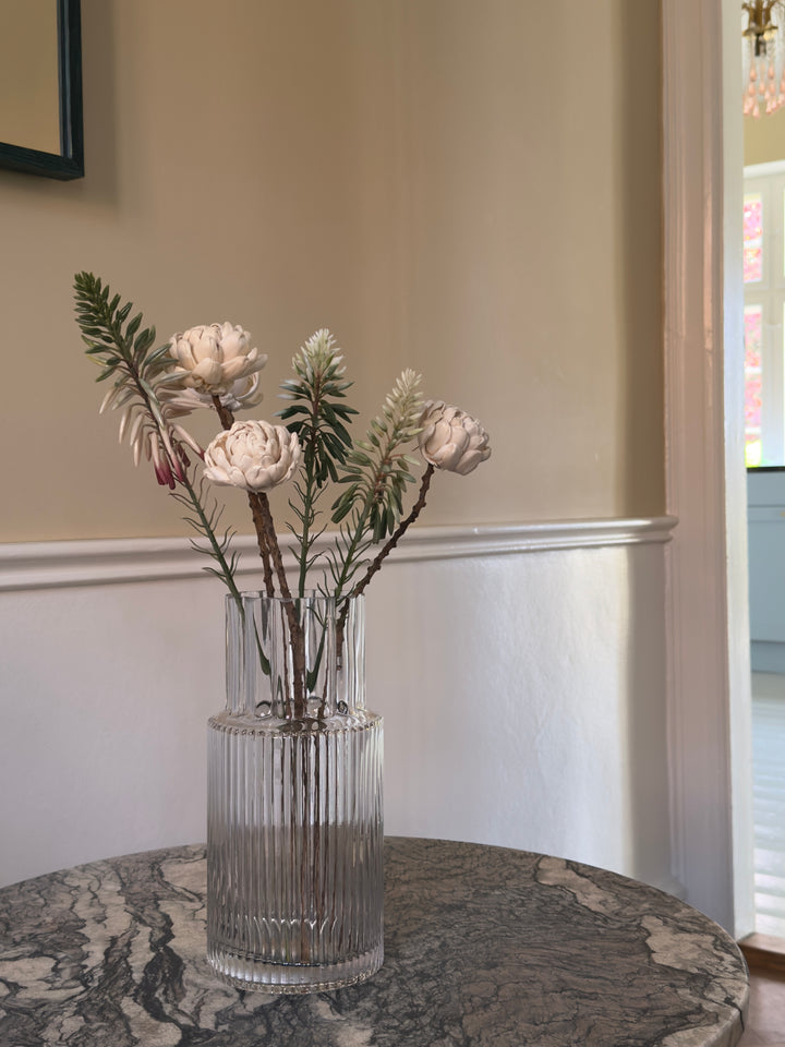 Vase FLOREA Transparent (Ø12x25cm)