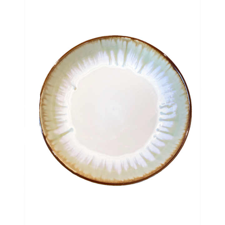 4 stk. Skål m/ Løbeglasur (Ø22cm) (2. sortering)