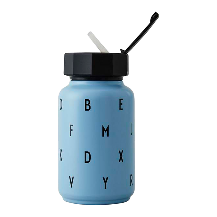 Design Letters - Termoflaske til Børn i Blå (330 ml)