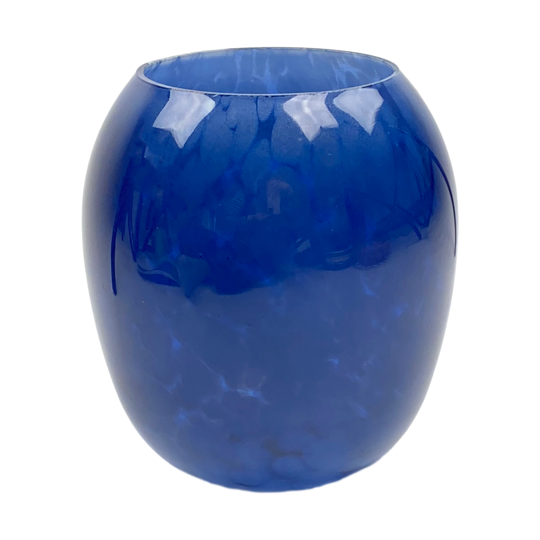 Glasvase - Blå (H:20cm)