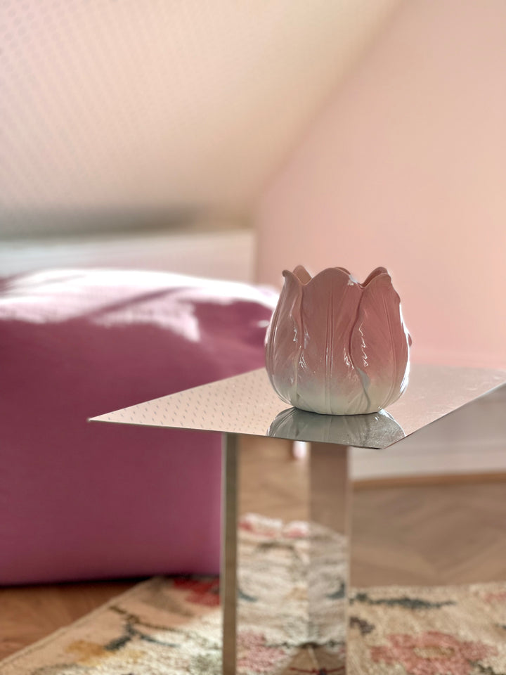 Urtepotte m/ Blade - Rosa (H:13cm)