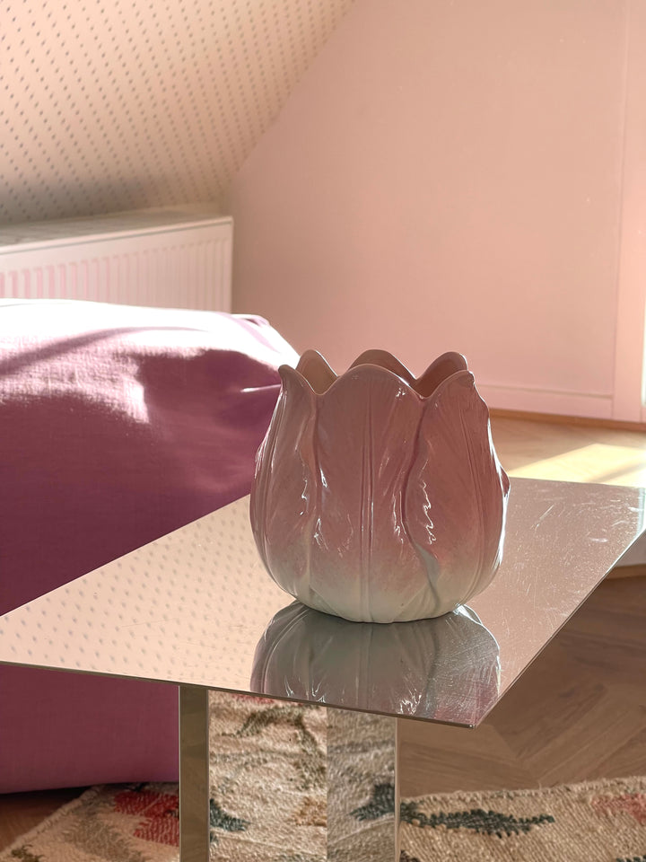 Urtepotte m/ Blade - Rosa (H:13cm)