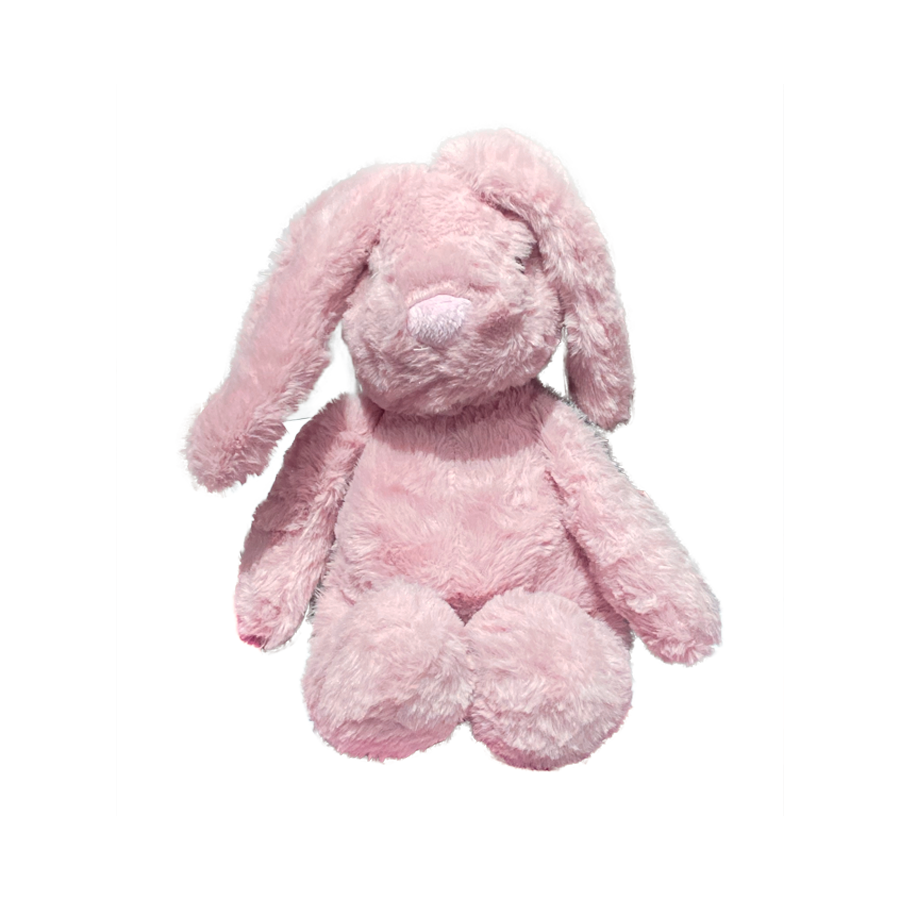 Stor Plysbamse - Pink Kanin (24cm)